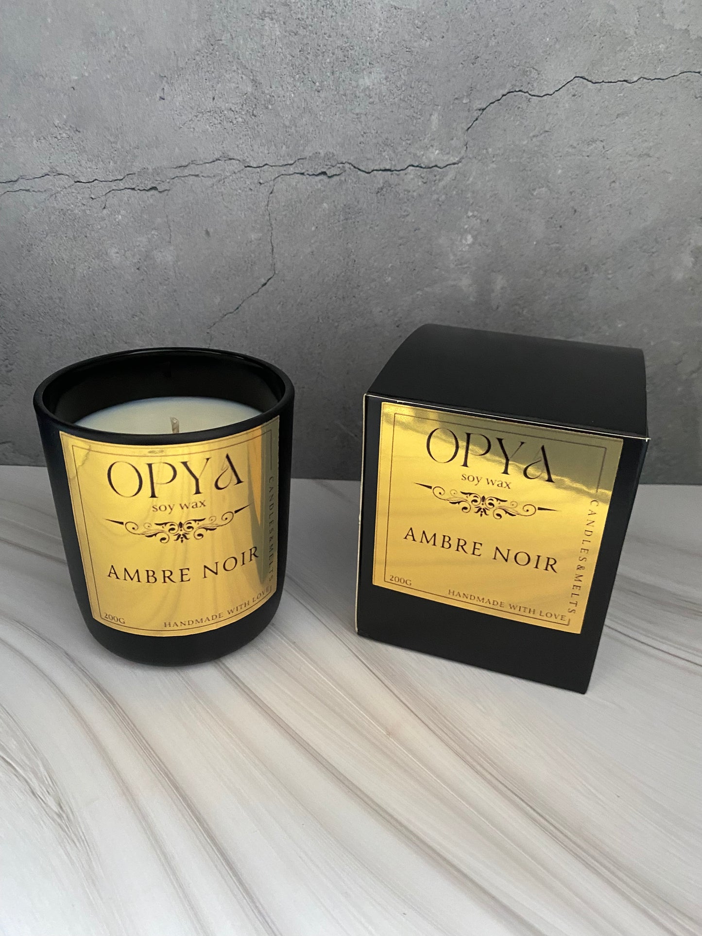 Duftkerze " Ambre Noir " 200 g