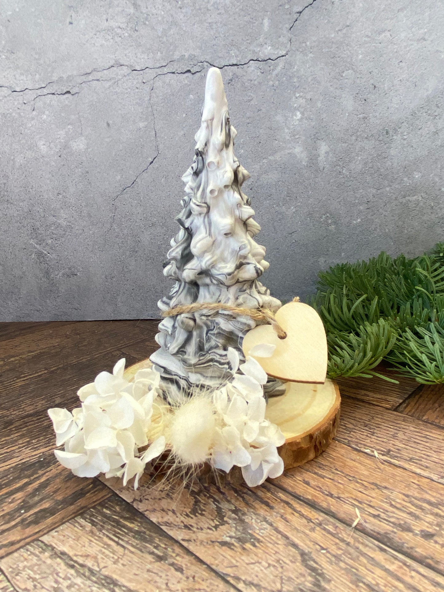 🎄 Handgemachter Tannenbaum aus Jesin – nachhaltige Weihnachtsdeko & Geschenkidee