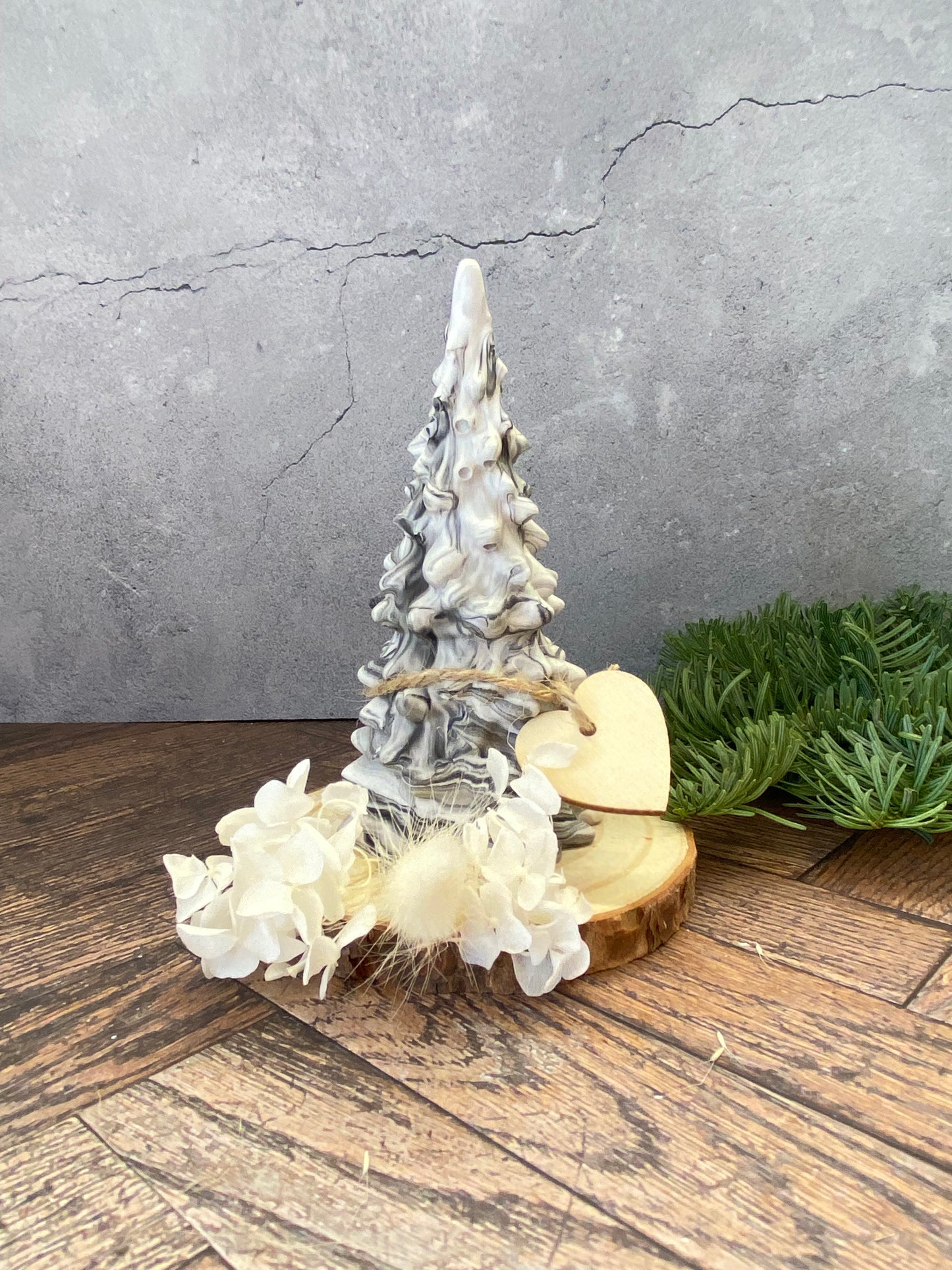 🎄 Handgemachter Tannenbaum aus Jesin – nachhaltige Weihnachtsdeko & Geschenkidee