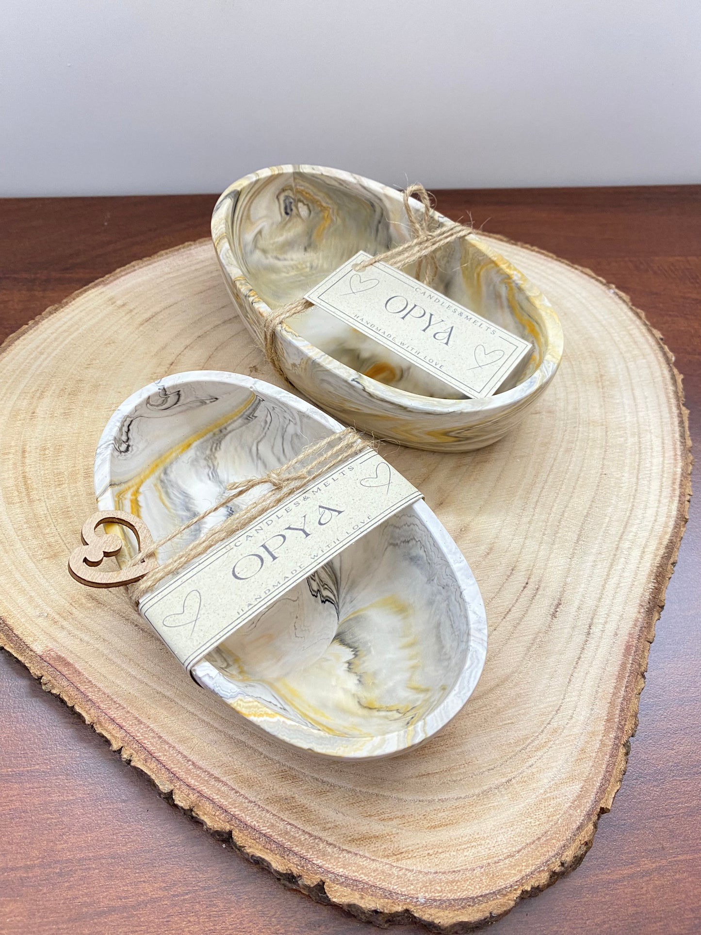 Ovale Jesin Schale – Golden Drift Collection