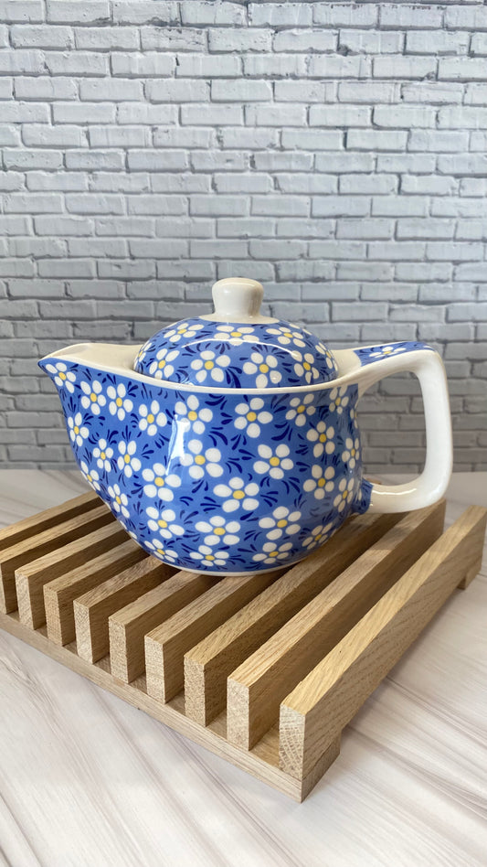 Teekannen Set mit 3 Tassen – Keramik Teeset mit Teekanne mit  Sieb