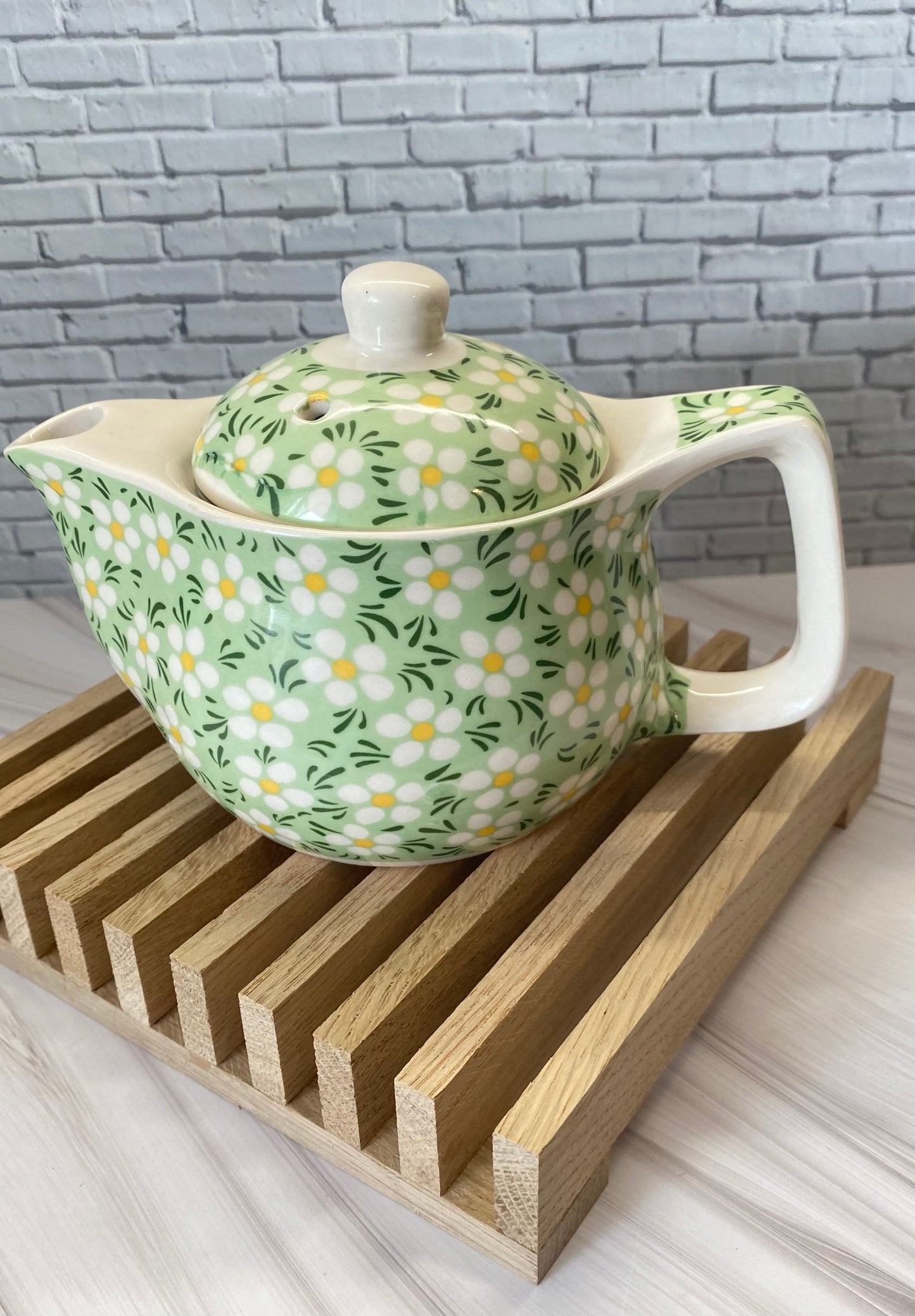 Teekannen Set mit 3 Tassen – Keramik Teeset mit Teekanne mit  Sieb