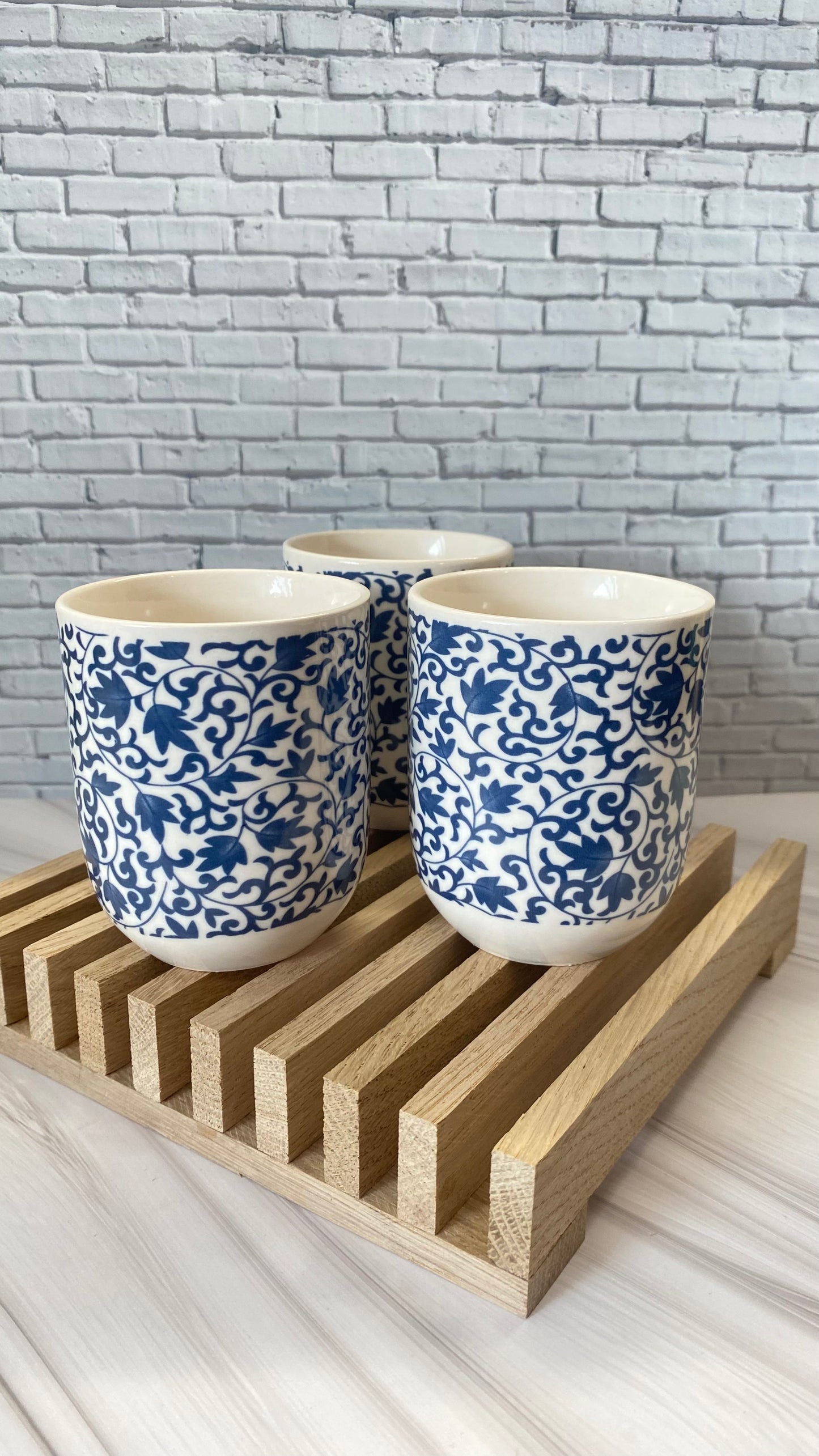 Teekannen Set mit 3 Tassen – Keramik Teeset mit Teekanne mit  Sieb