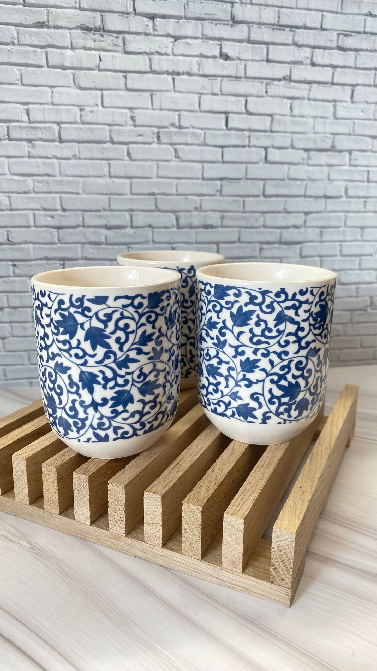 Teekannen Set mit 3 Tassen – Keramik Teeset mit Teekanne mit  Sieb