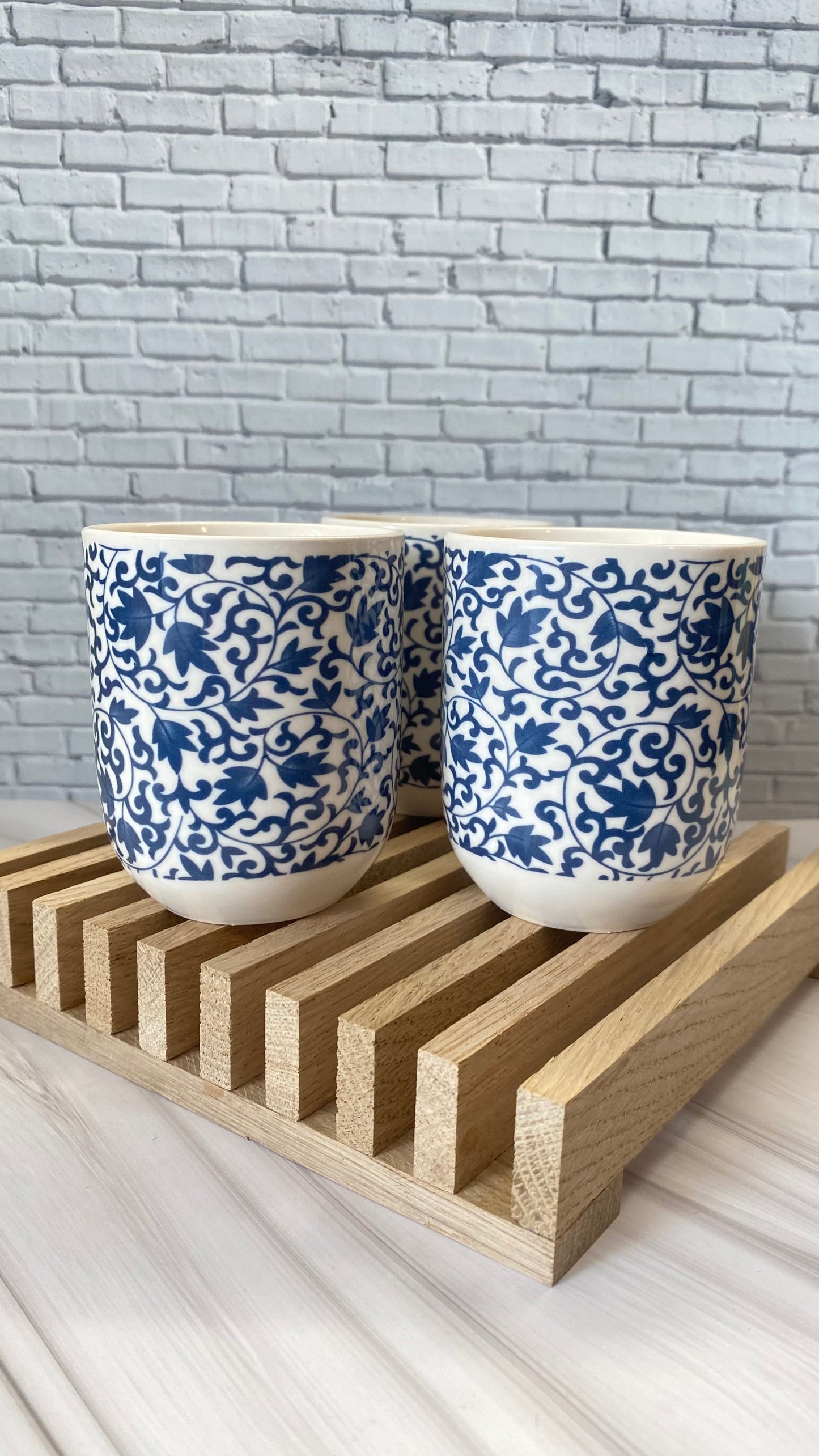 Teekannen Set mit 3 Tassen – Keramik Teeset mit Teekanne mit  Sieb