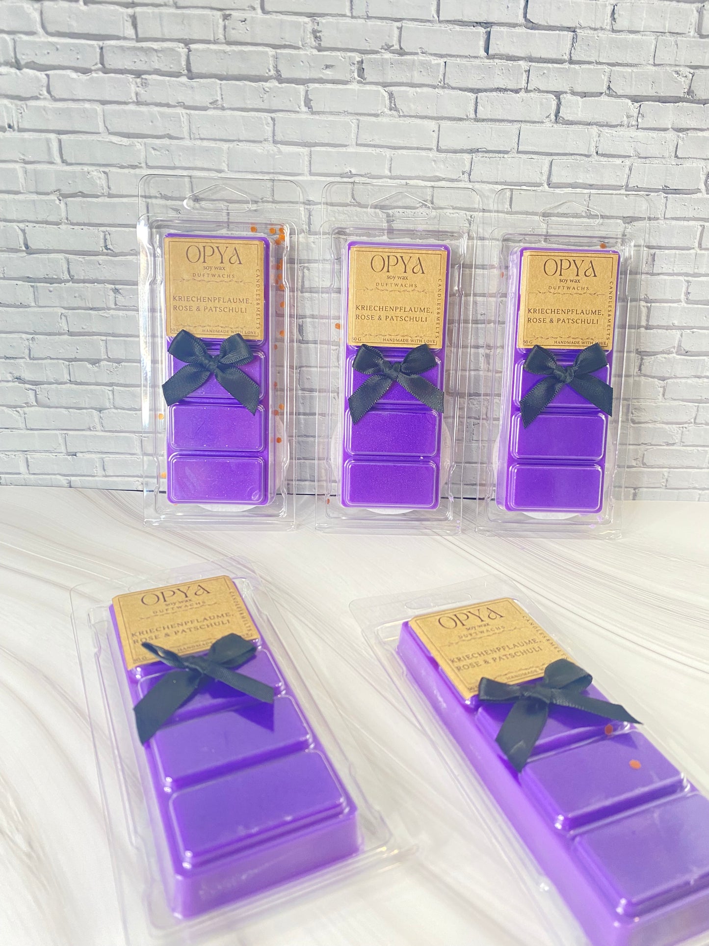 Melts / Duftwachs  für Duftlampe - Kriechen-Pflaume, Rose, Patschuli - 50g