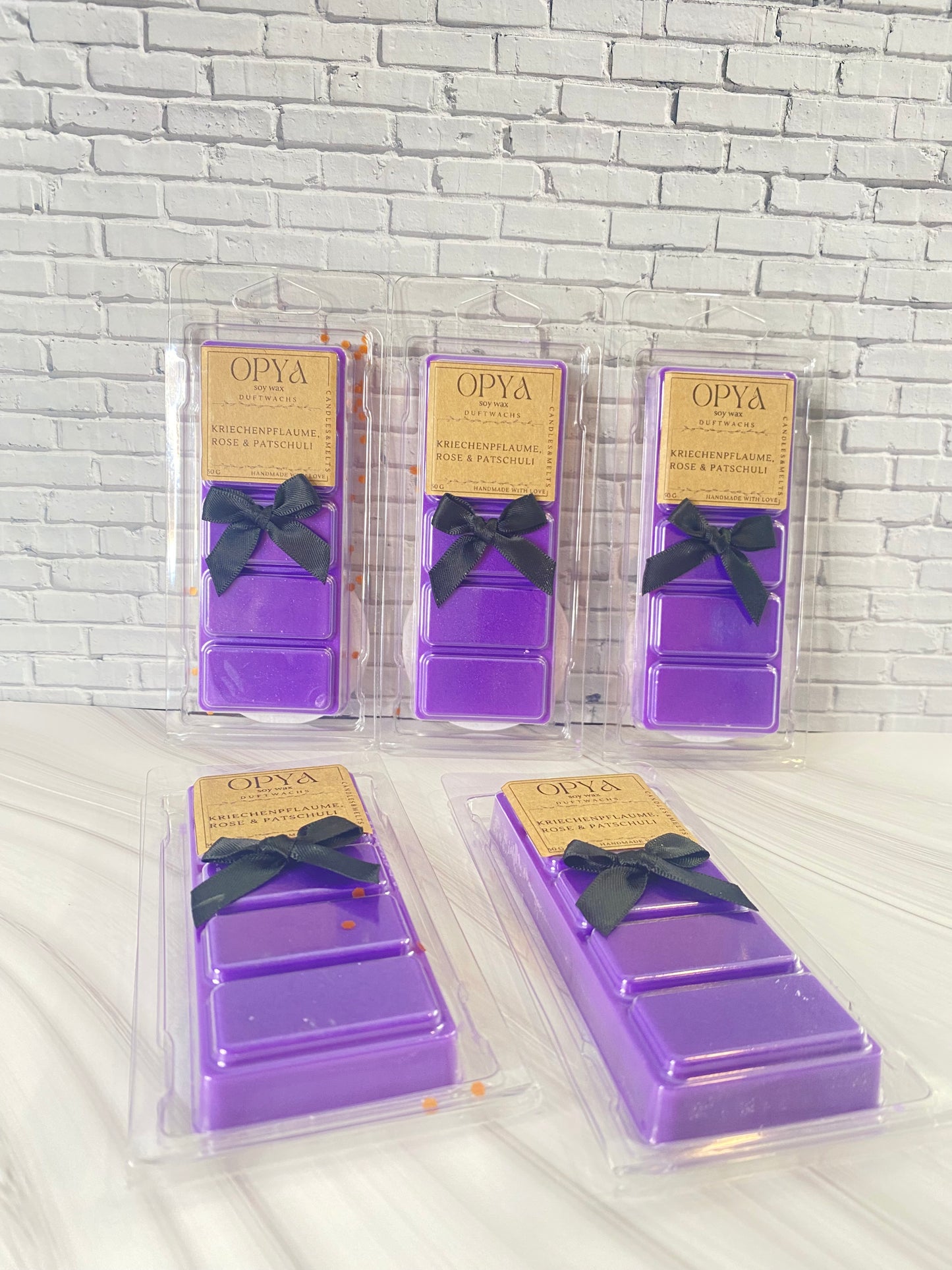 Melts / Duftwachs  für Duftlampe - Kriechen-Pflaume, Rose, Patschuli - 50g