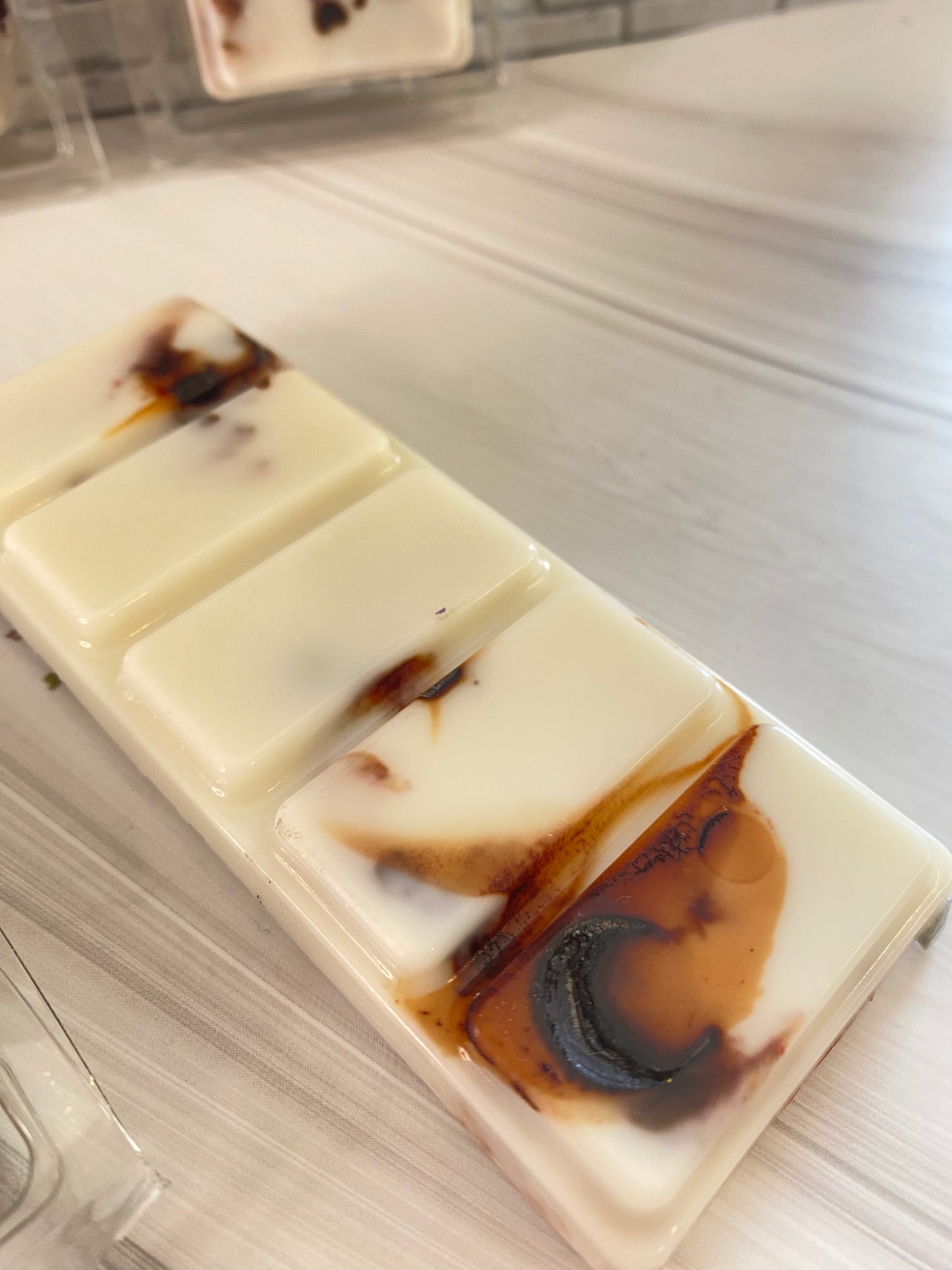 Melts / Duftwachs für Duftlampe  - Turkish Coffee  mit Opalith und Sodalith Kristallen,50 g