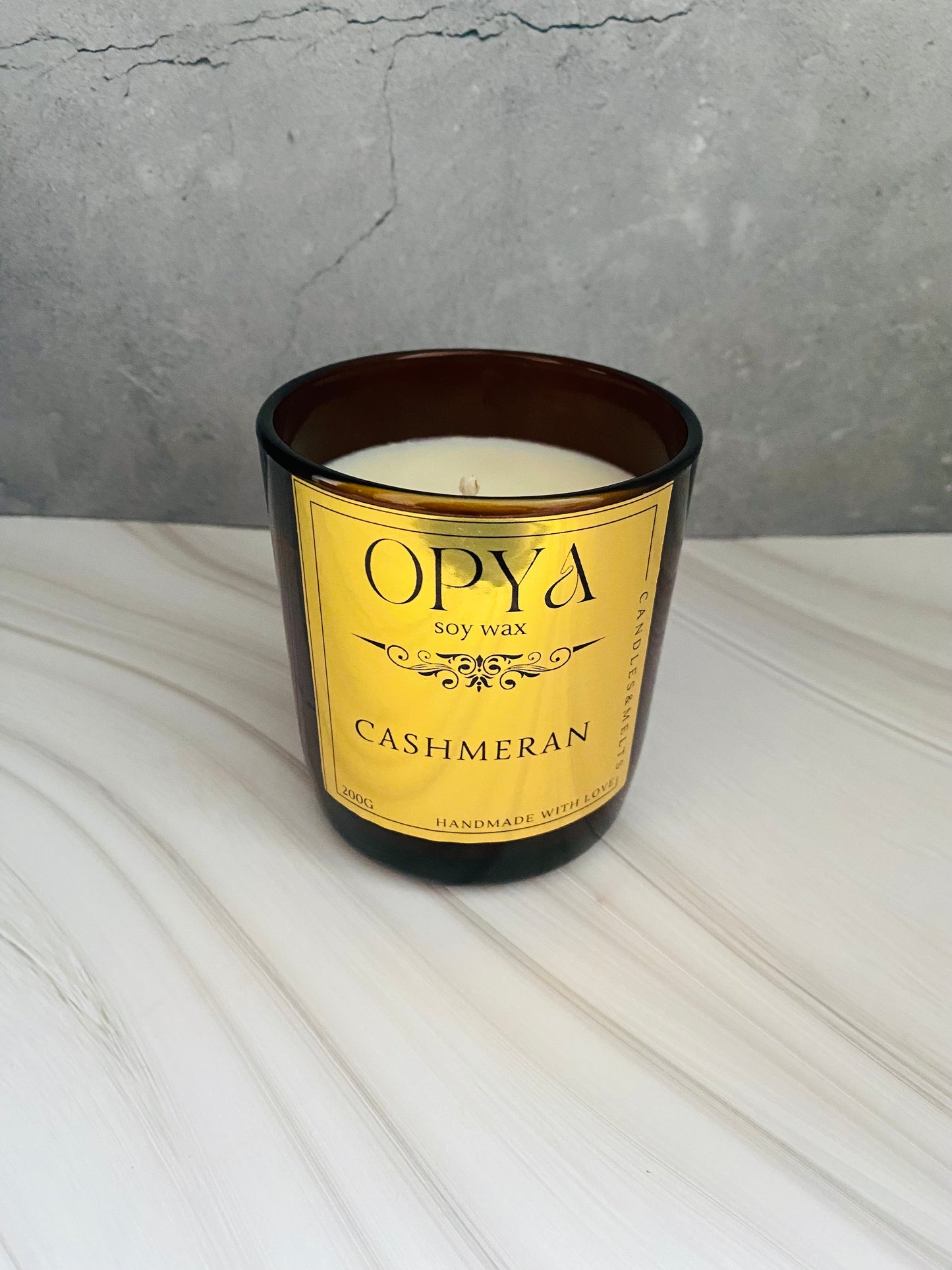 Duftkerze " Cashmeran " Reines Sojawachs, 200 g