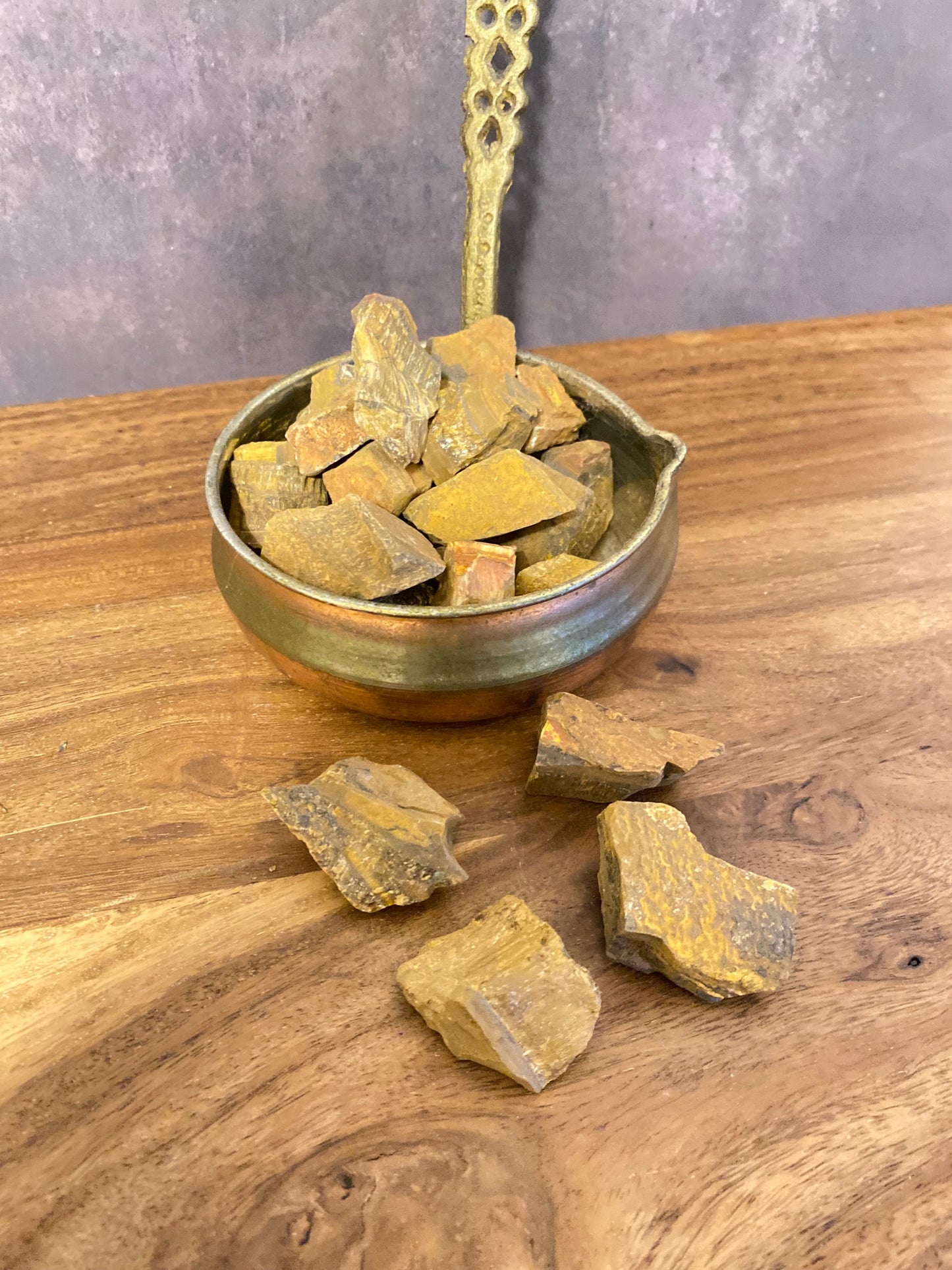 🐯 Tigerauge Rohstein – Stein der Stärke, Schutz &  inneren Balance