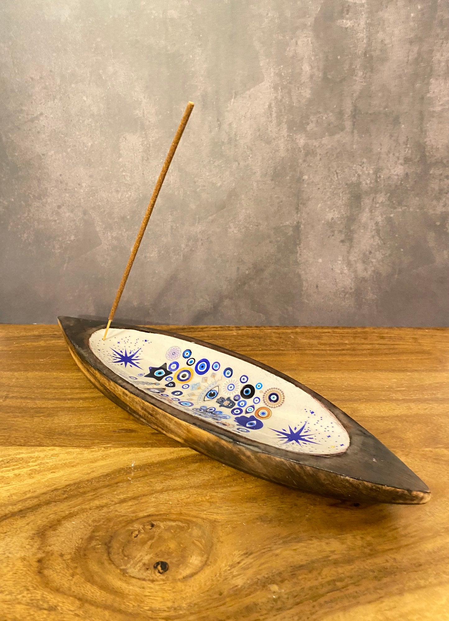 🧿 Räucherstäbchenhalter „Böser Blick“ – Schutz &amp; positive Energie