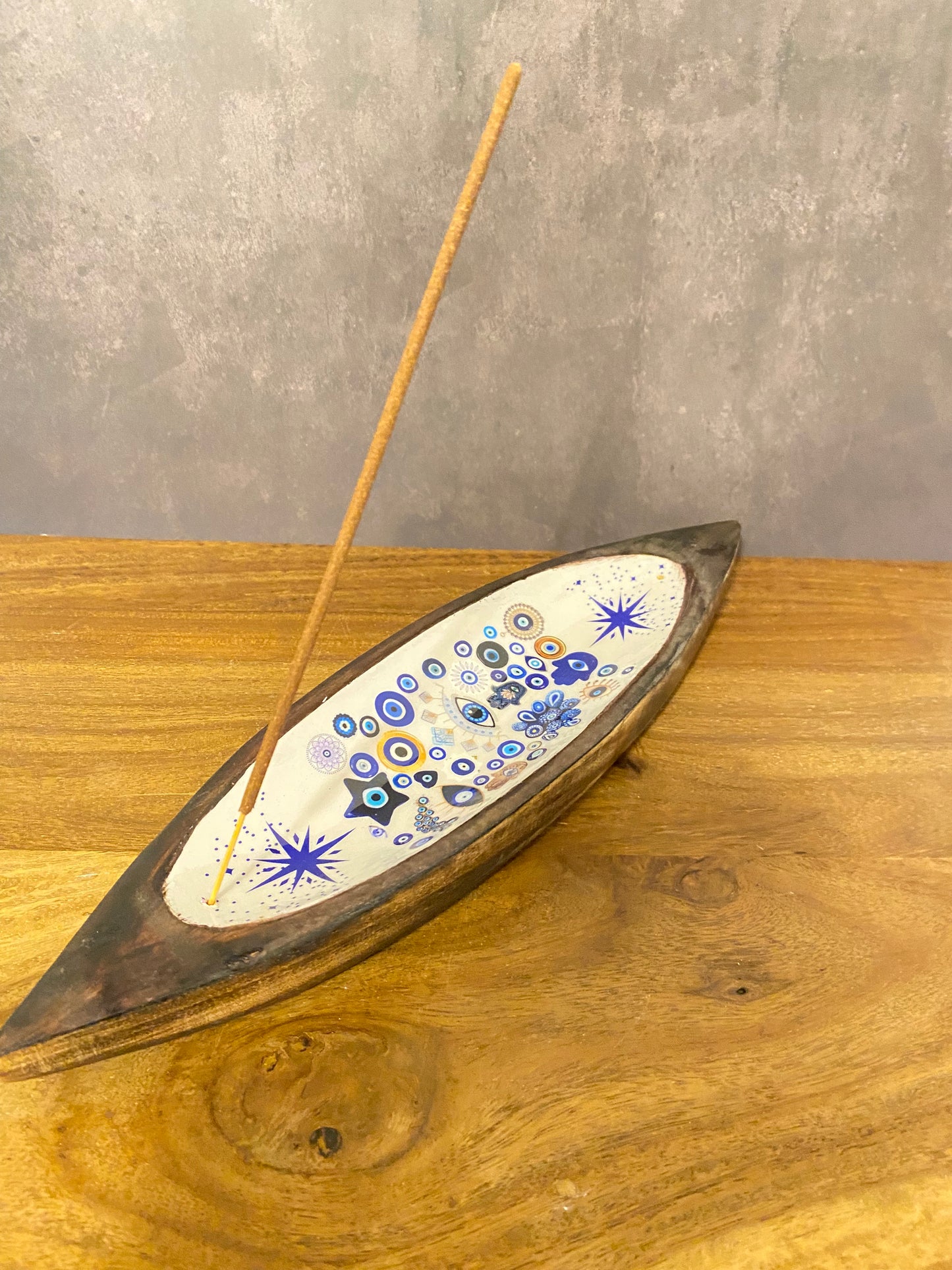 🧿 Räucherstäbchenhalter „Böser Blick“ – Schutz &amp; positive Energie