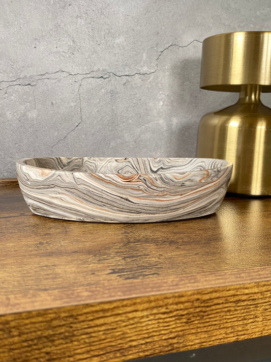 🕊️ Handgegossene Schmuckschale aus Jesin – stilvoll, nachhaltig & einzigartig