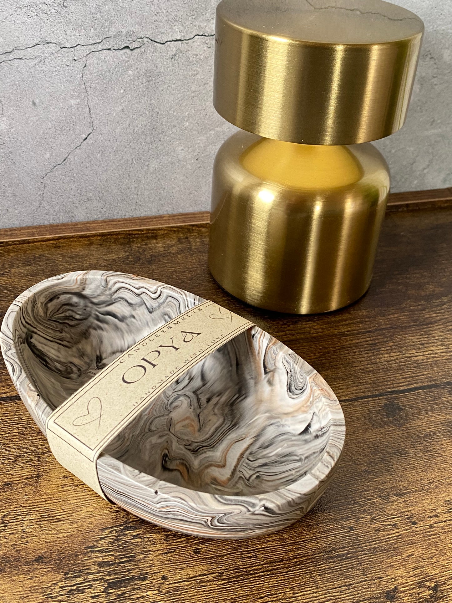 🕊️ Handgegossene Schmuckschale aus Jesin – stilvoll, nachhaltig & einzigartig