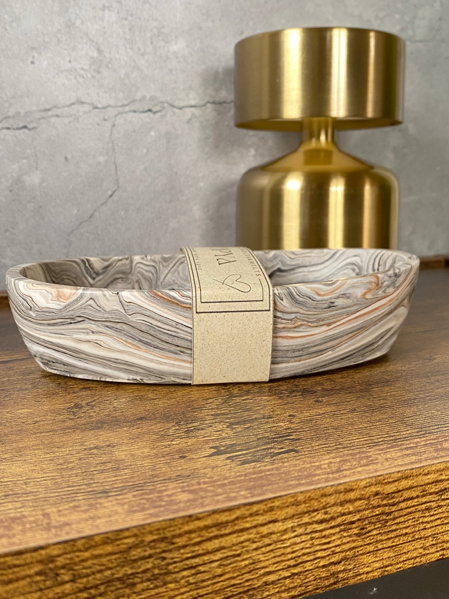 🕊️ Handgegossene Schmuckschale aus Jesin – stilvoll, nachhaltig & einzigartig