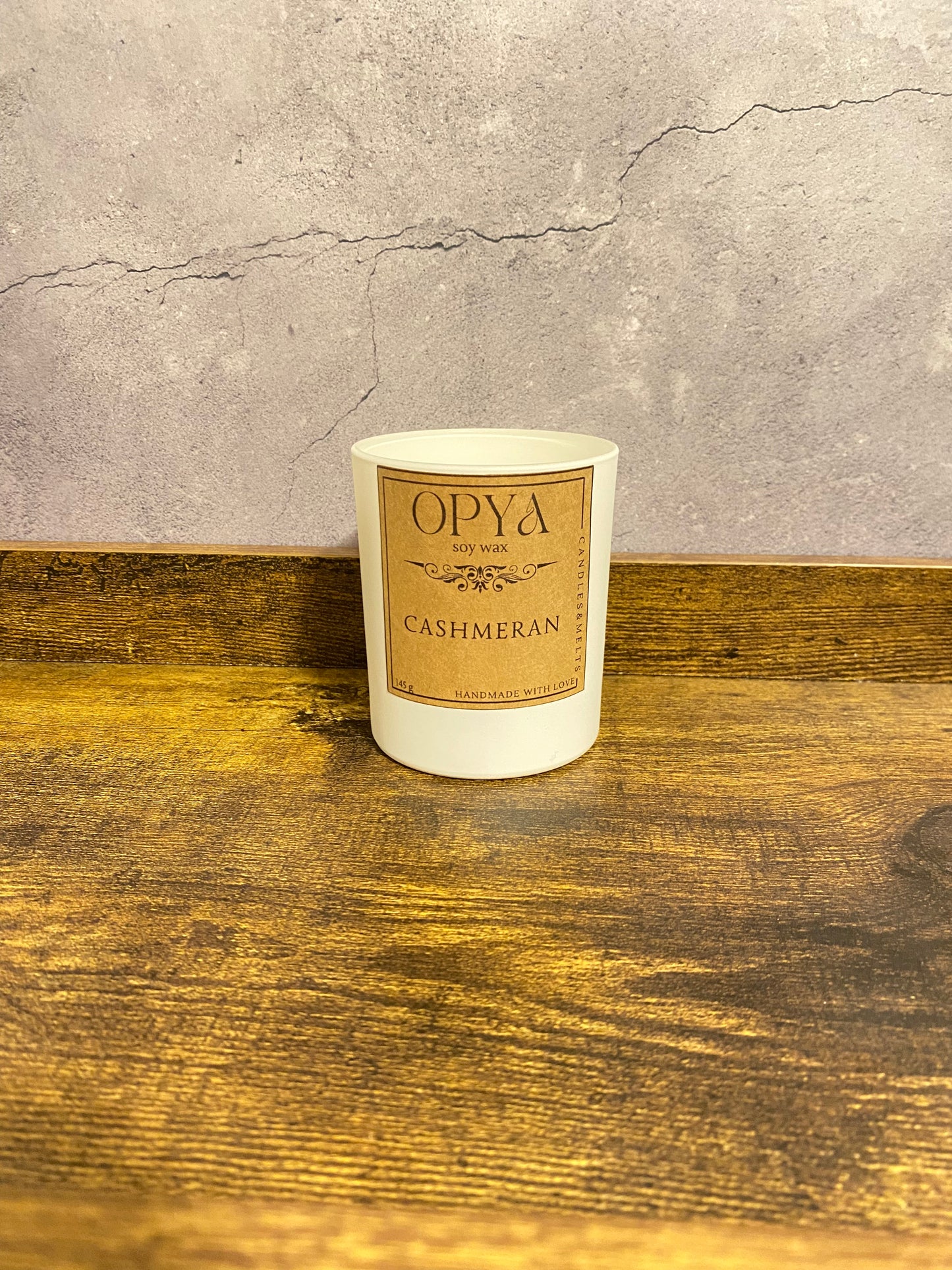 Duftkerze „Cashmeran“ – Handgegossen aus 100 % Sojawachs