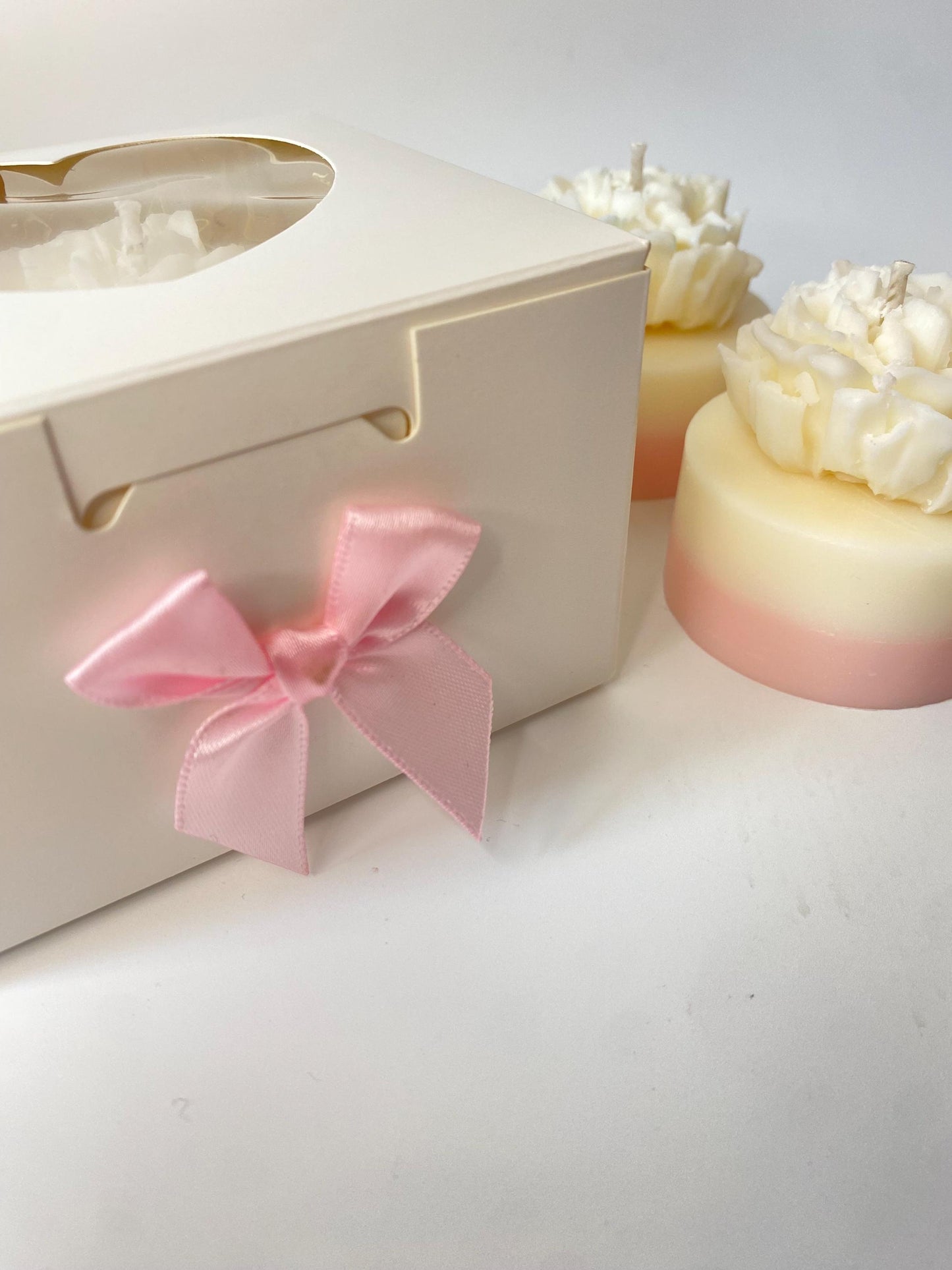 Kerzen - Geschenkbox, Blumenkerze