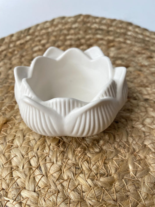 Handgemachte Schmuckschale " Lotusblütenform ", Jesin