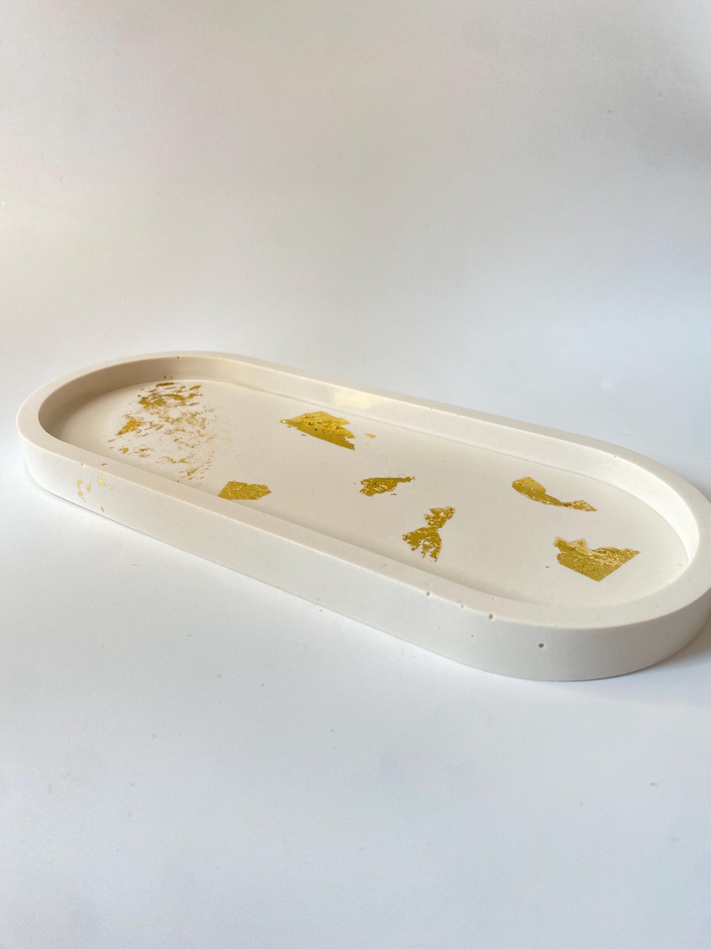 Handgefertigtes - Edles Tablett mit Blattgold, Jesin