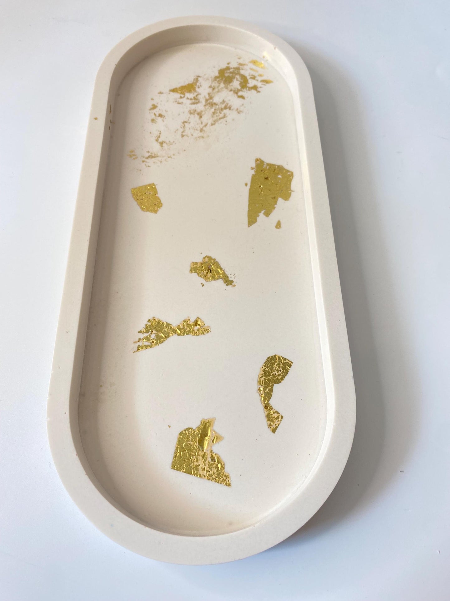 Handgefertigtes - Edles Tablett mit Blattgold, Jesin