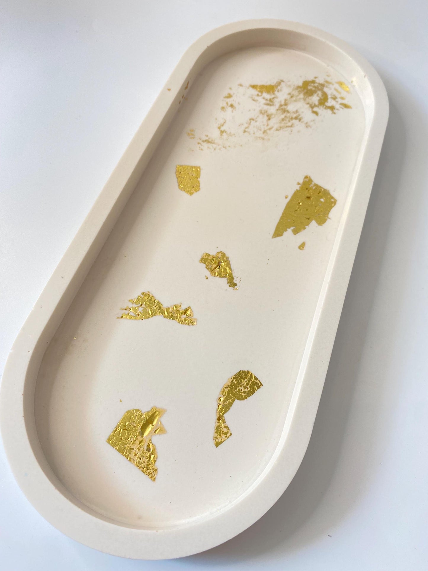 Handgefertigtes - Edles Tablett mit Blattgold, Jesin