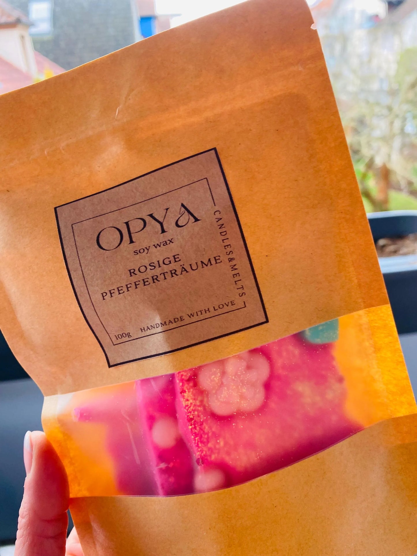 Wachs Melt / für Duftlampe,  Rosige Pfefferträume,100g